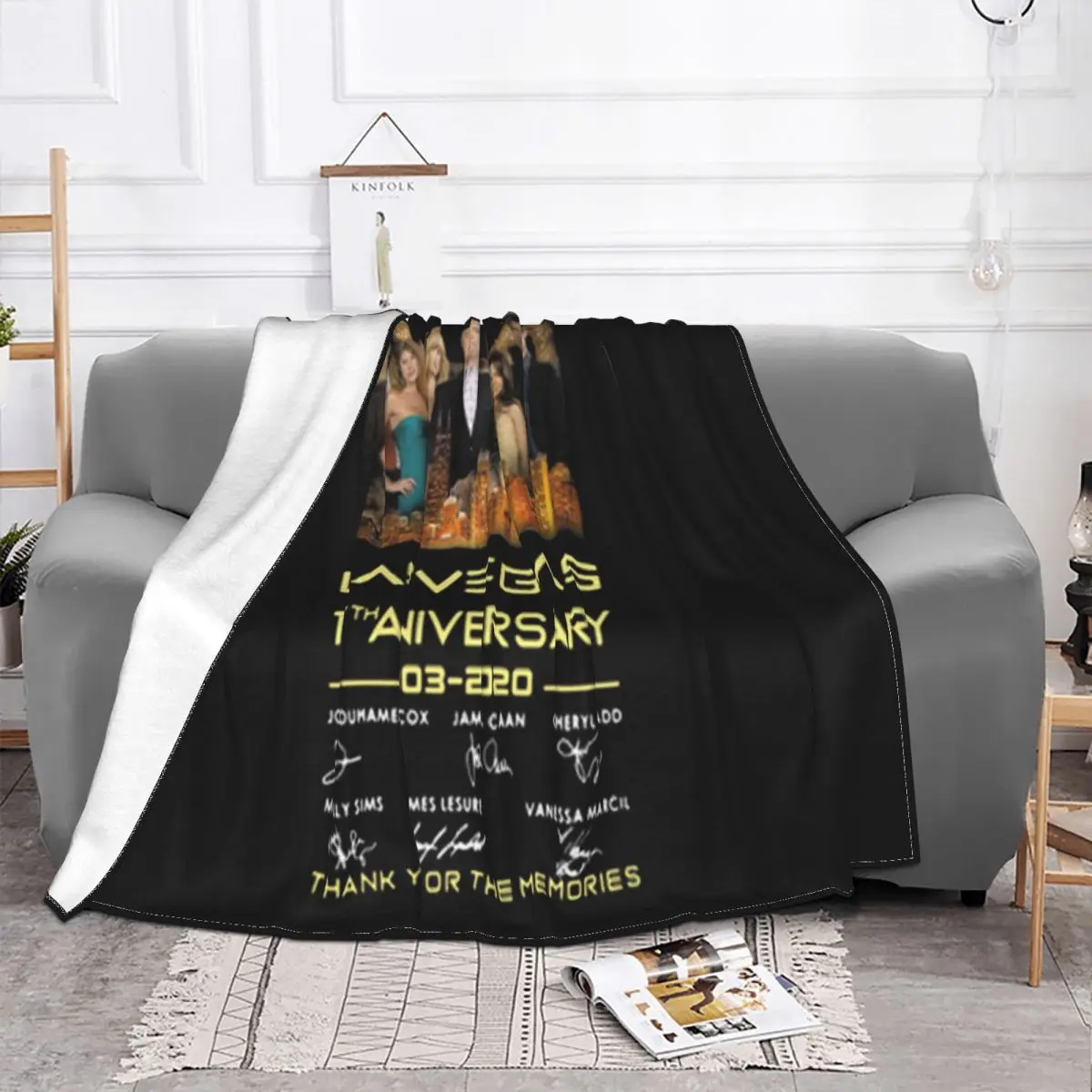 Las Vegas 17Th Anniversary 2003'2020 All Signature Better Vintage Vintage Brand Style Womens Throw Blanket