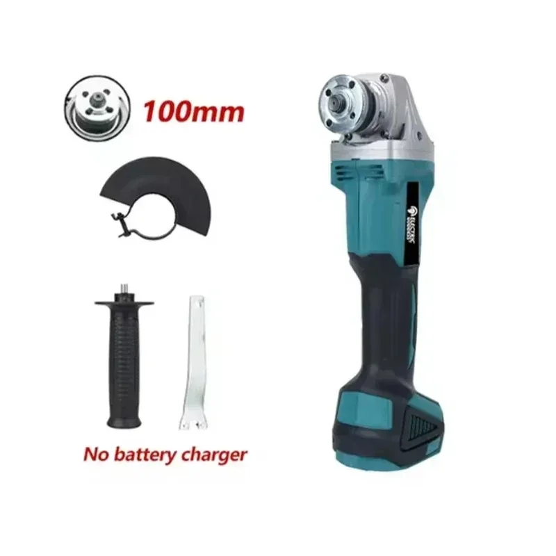 Makita 18V DGA404 Brushless Electric Angle Grinder 125mm Cordless Grinder Metal Wood Grinding Polishing Cutting Power Tool