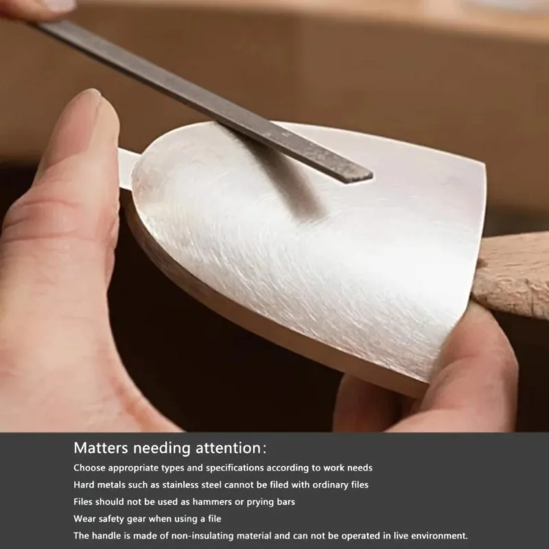 High-quality Needle File Set High Carbon Steel File Semicircle Flat Square Triangle Manual File Woodcarving Tools