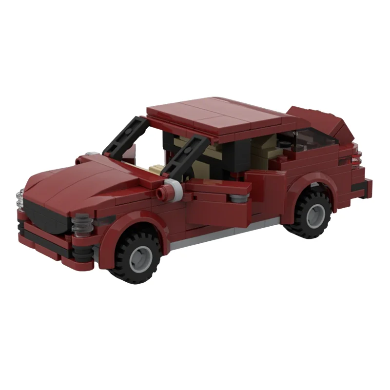 201 pièces MOC City Mercedesesed Benz Classe E Berline Modèle Blocs de construction Construction Cadeau de Noël Idée de bricolage Jouets Créatifs