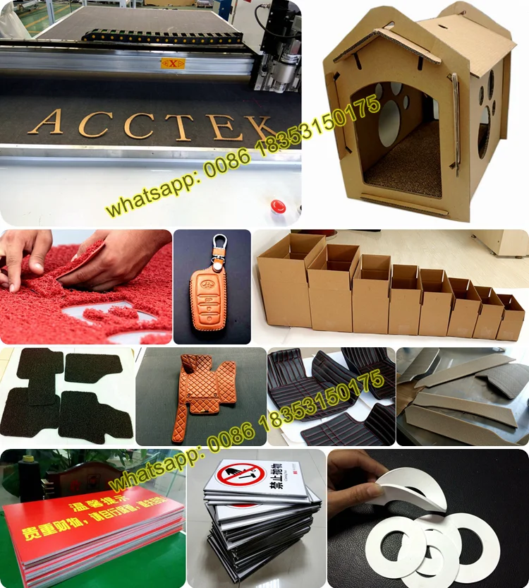 

Hot Selling CNC Oscillating Knife Cutting Machine CNC Vibrating Cutter For 5mm 10mm Leather Fabric Cloth