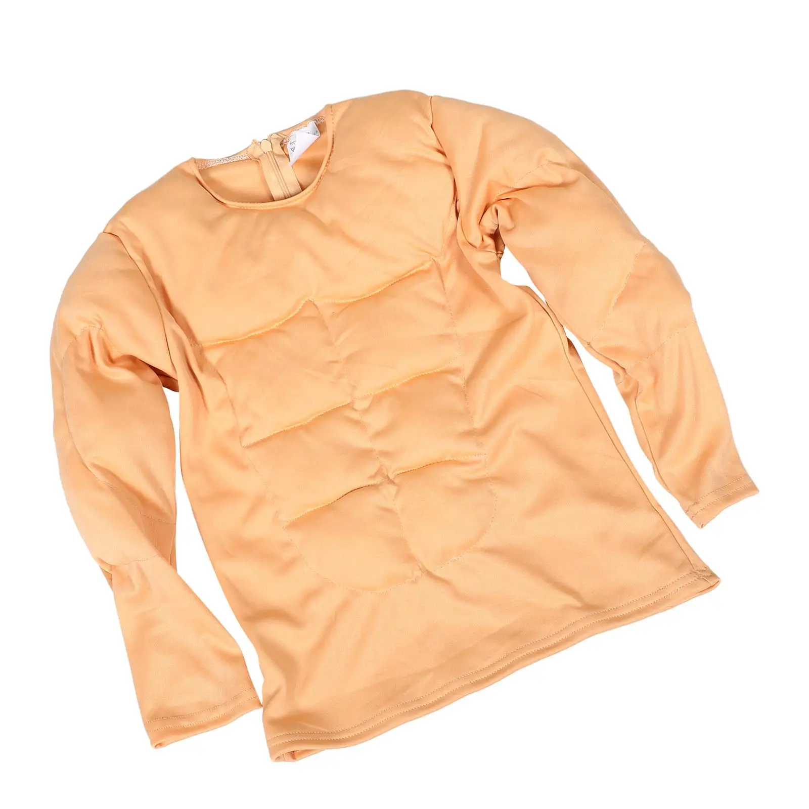 Disfraz muscular para hombres y niños, camisa muscular falsa de poliéster Beige, ligero, transpirable, Cosplay, escenario, piel muscular para bebé