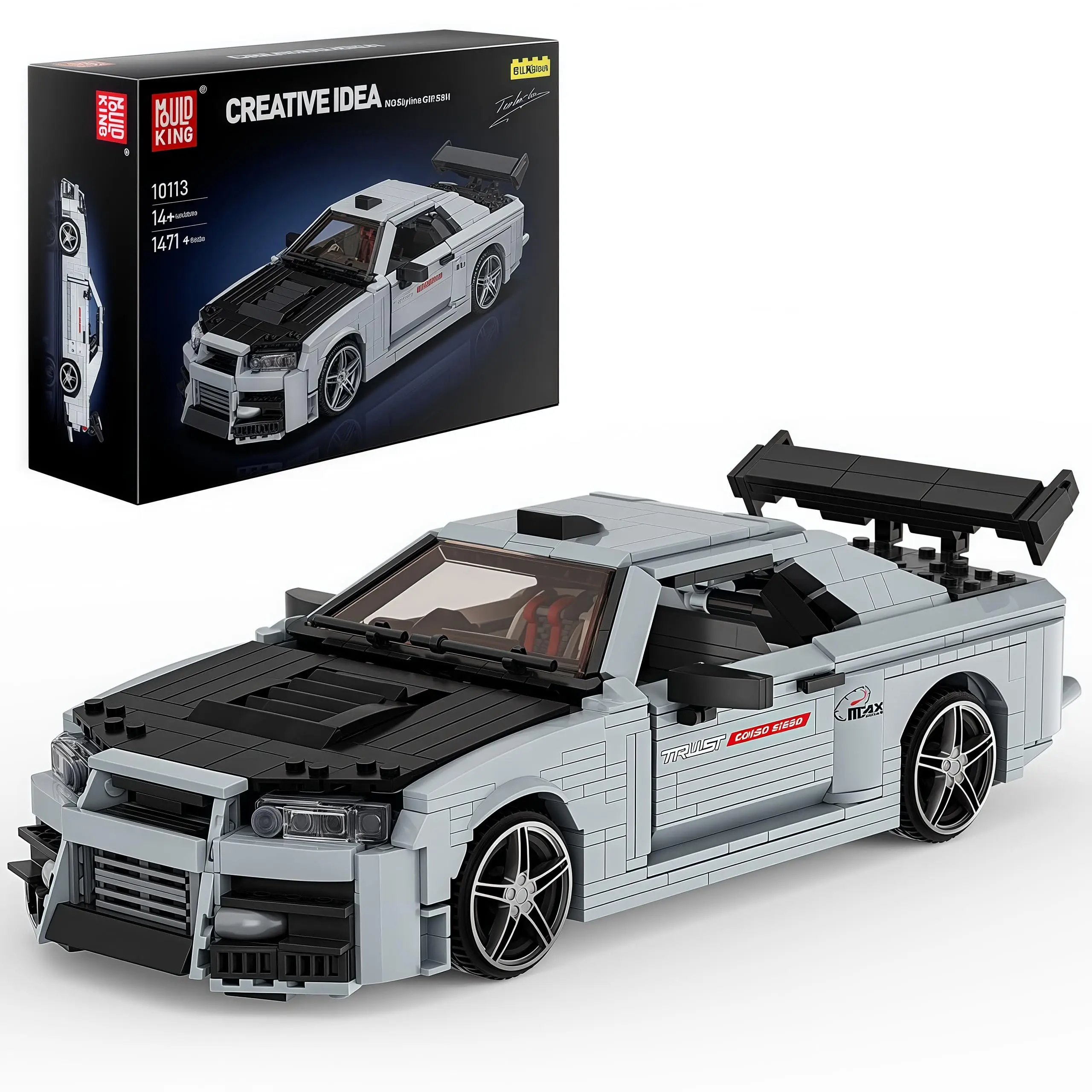 

Mold King 10113 1471 шт. строительные наборы для автомобилей Moc масштаб 1:12 модель спортивного автомобиля для мальчиков коллекционные строительные наборы подарки для взрослых