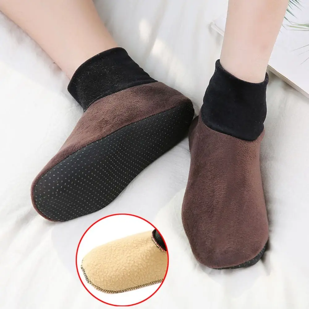 Thicken Floor Socks Winter Autumn Comfortable Soft Fleece Socks Coral Fleece Warm Thermal Socks Men Boy