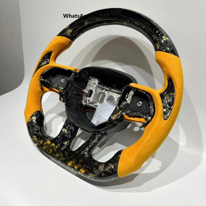 Sports Style Carbon Fiber Steering Wheel Supports Personalized Customization