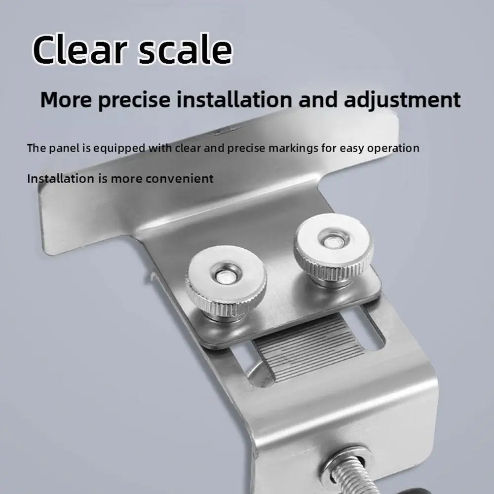 Cabinet Door Installation Positioning Fixture Woodworking Stable Adjustable Stainless Installation Fixture Steel Support Cl H6L6