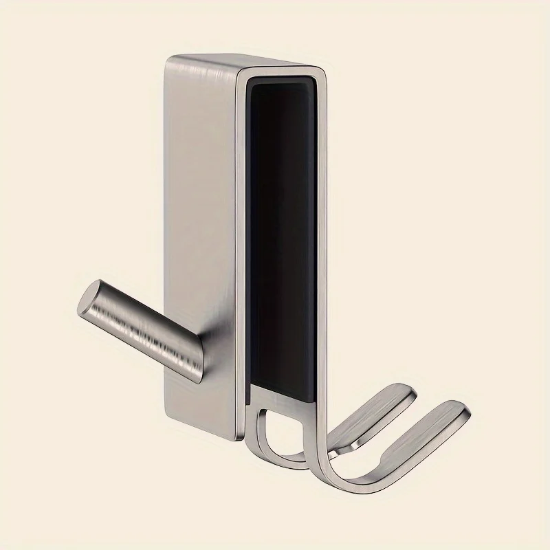 1pc Shower Door Hooks Casual Style Easy Install Door Mount Hangers for Bathroom Glass Doors No-Drill Adhesive - view 6