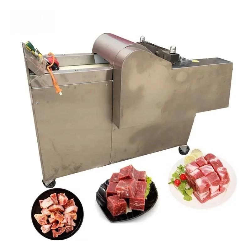 China Customized Chicken Meat Cutting Machine / Fresh Meat Cutting Machine / Automatic Chicken Cutting Machine