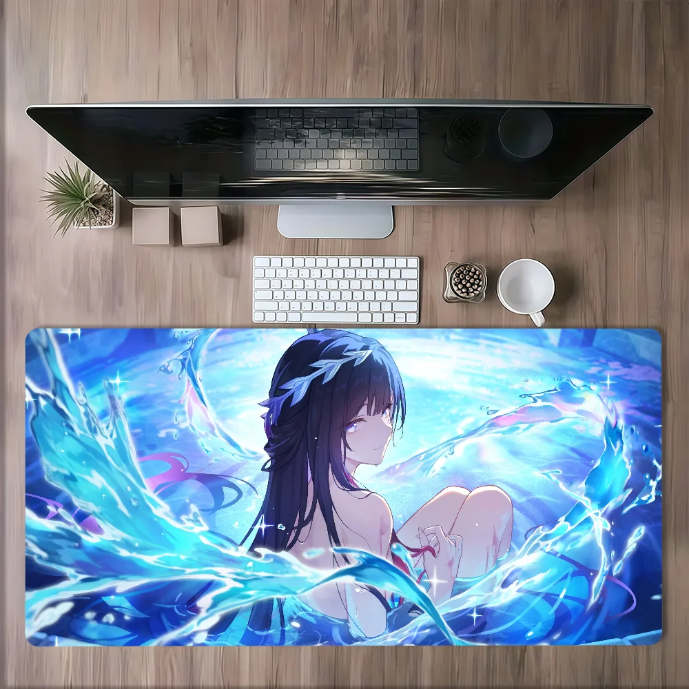 

Hysilens Honkai Star Rail Коврик для мыши Нескользящий утолщенный коврик для мыши Большой письменный замокedge Игровая подушка Офис Студент