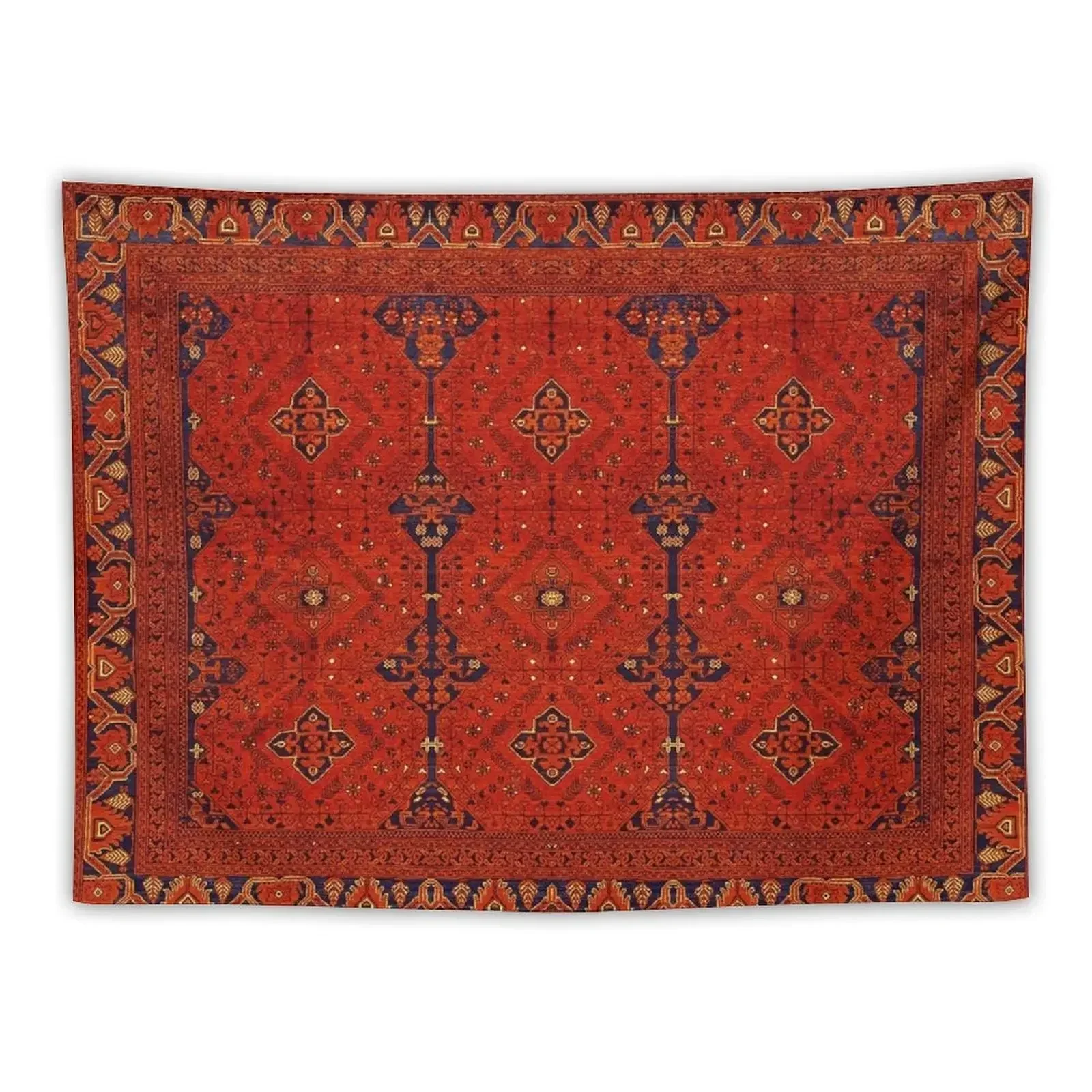 

Red Heritage Berber Traditional Moroccan Style Tapestry Mushroom Funny Tapestry