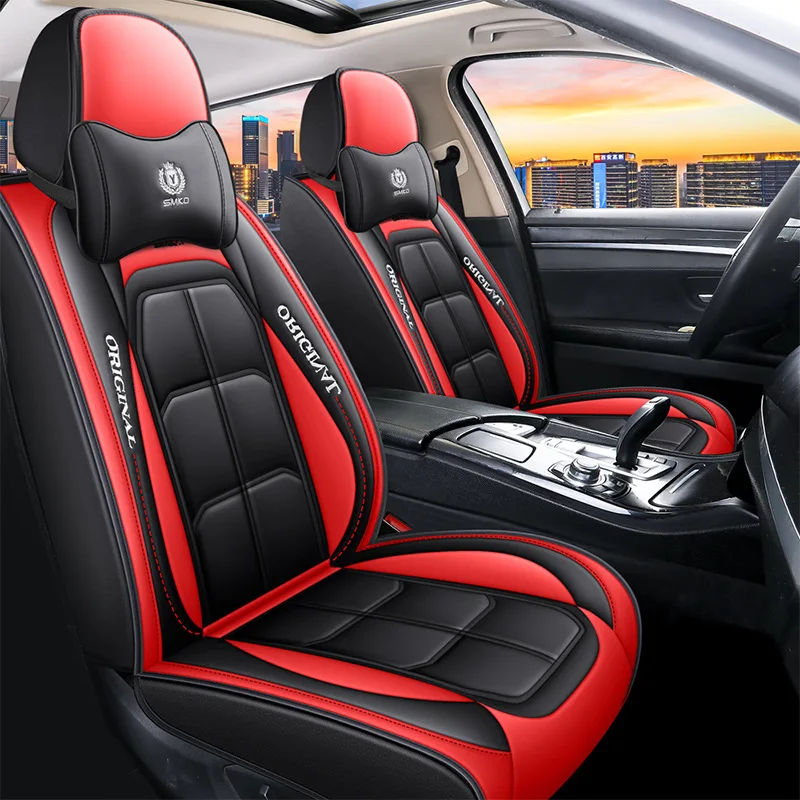 Leather Car Seat Covers for Lada Granta Kalina Largus 4x4 Priora Samara 2106 210 Vesta Xray Mini Clubman Cooper Countryman Coupe