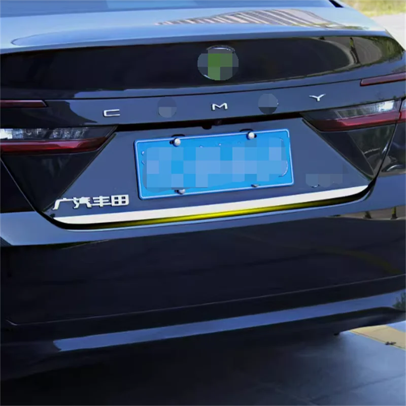 

Наружные аксессуары для Toyota Camry 2018-2021, крышка багажника, Обшивка багажника, отделка дверной ручки, молдинг, украшение багажника, ободок