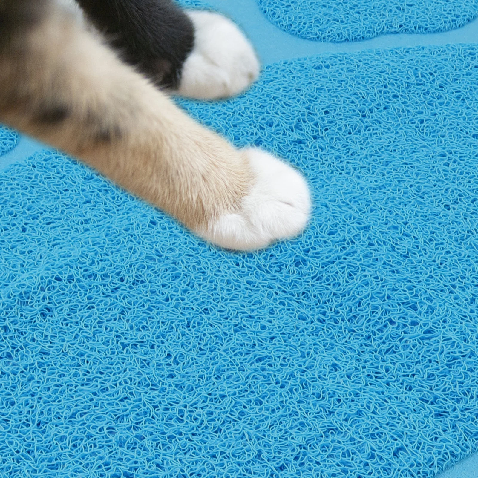 

Leakproof Cat Litter Pad Non-Slip Bone Shape Feeding Mat For Kitten Puppy Large Size Washable Easy Clean Litter Box Rug
