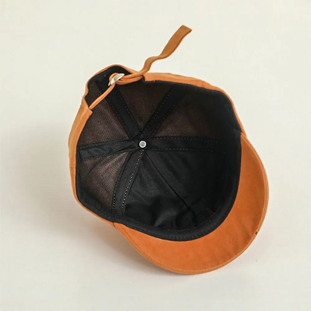 Gifs تنفس الطفل قبعة بيسبول رسالة M قصيرة حافة طفل أقنعة حافة قصيرة رقيقة نمط بلغت ذروتها قبعات