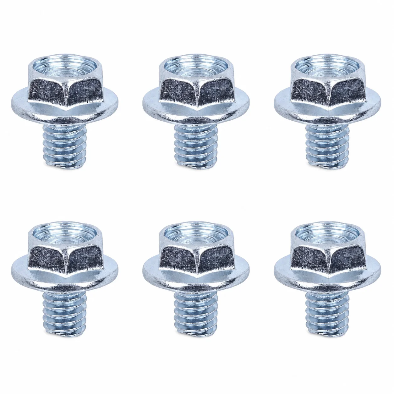 6Pcs Recoil Starter Mounting Screws Flange Bolts For Honda GX160 GX200 5.5HP 6.5HP 168F Engine Motor Trimmer OEM 90008-ZE2-003
