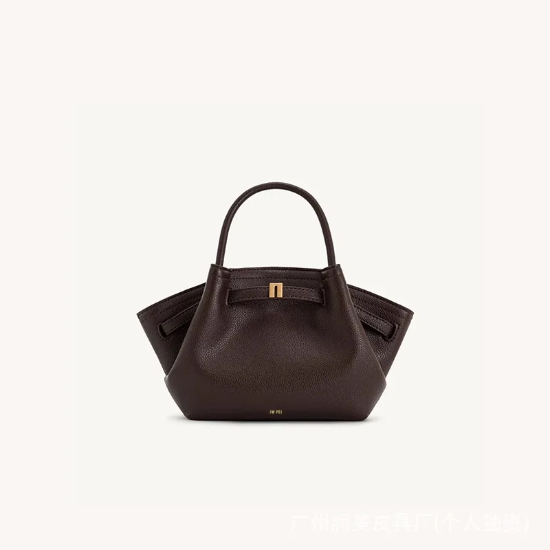 

Высококачественная сумка для пельменей, ручная сумка-тоут, нишевый дизайн, сумка подмышки на одно плечо, кожаная сумка через плечо для поездок на работу.