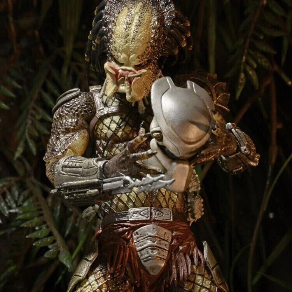 ฟิกเกอร์ NECA Predator Ultimate Shaman Elder Armored Lost Warrior Jungle Hunter Snake Vision Predator Alien ของสะสม ของเล่น ของขวัญ
