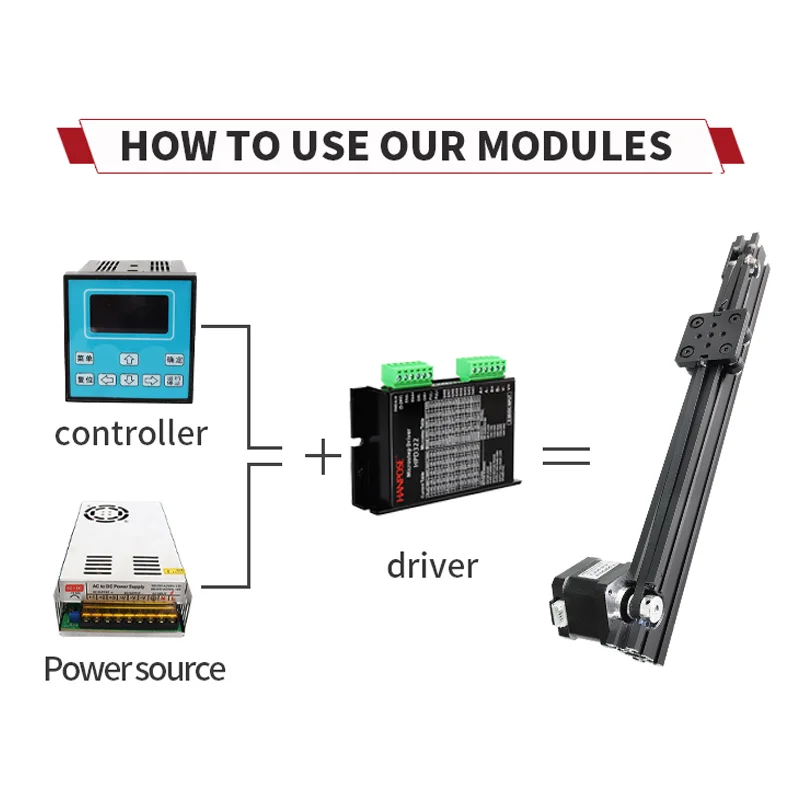 NEW Openbuilds HPV2 Mini V linear actuator Effective travel 200mm Linear module with NEMA17 stepper motor for Reprap 3D printer