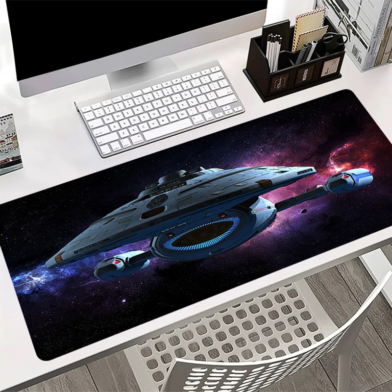 Mouse Pad Spacecraft Gamer Mousepads Big Gaming Mousepad 900x400 Keyboard Mat Waterproof Desk Pad For Computer Laptop Mouse Pad