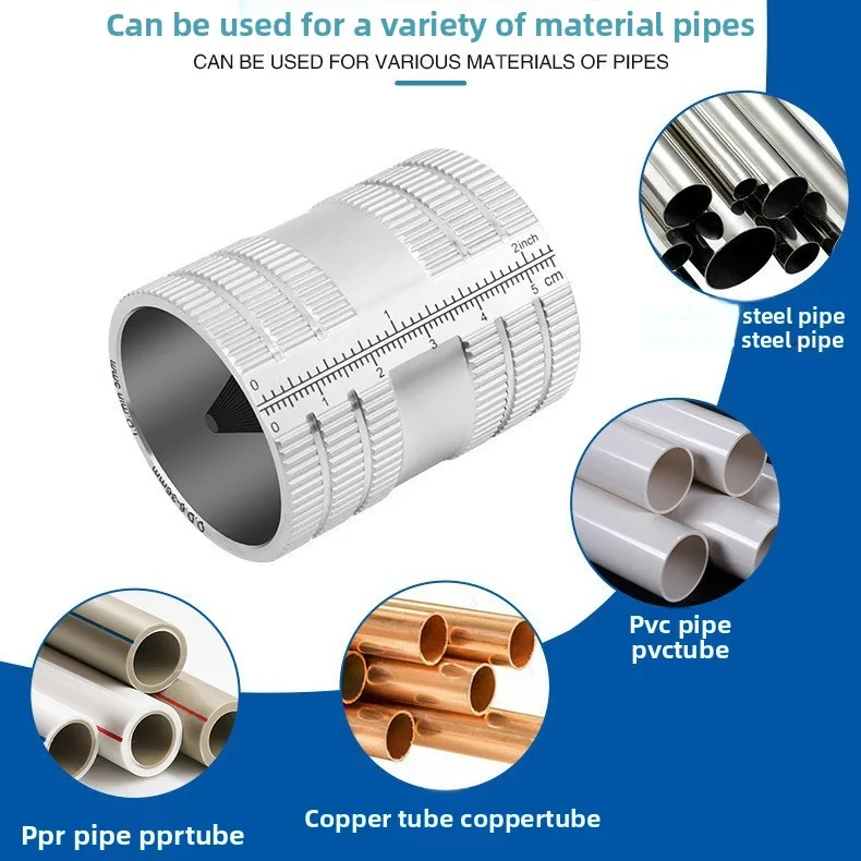Professional Stainless Steel Pipe Chamfering Tool Deburring Cutter Edge Trimmer Scraper