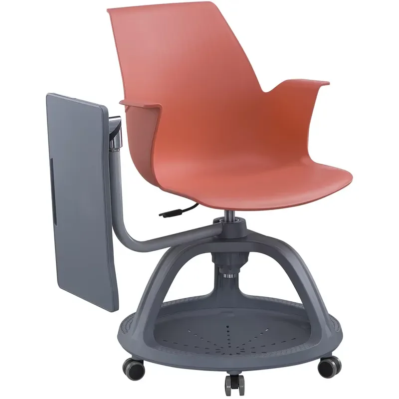 for Modern School Students 360 degree Rotating Writing Board Chair Classroom School Furniture Training Chair