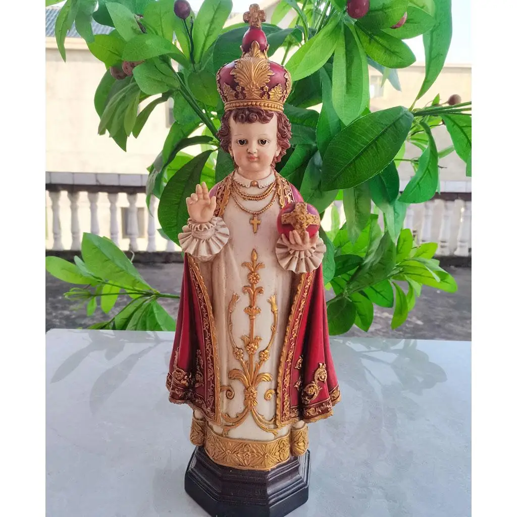 Resin Virgin Mary Statue Sculpture 46cm Desktop Ornaments Renaissance Collection Home Decor Christmas Figurine for Wedding Gifts
