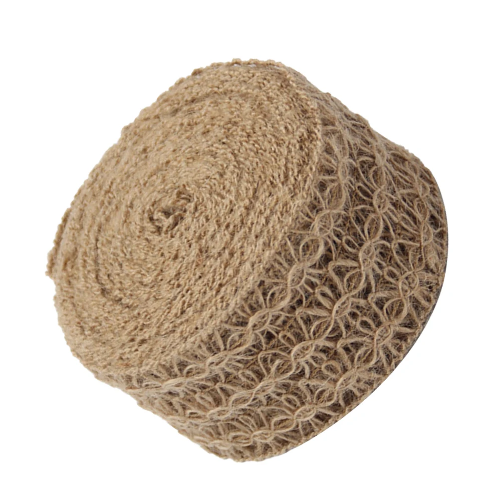 

Lace Decorative Materials DIY Jute Handmade Twine Rope Manual Weaving Openwork Flower