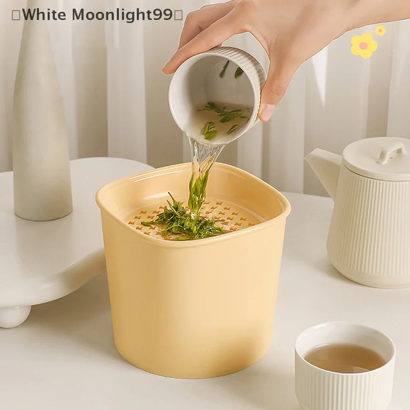 

VissWhite GrupoБелый Настольный мусорный бак высокого качества Офисный классифицированный мусорный ящик Мини-корзина для мусорной бумаги для гостиной Ведро для чая