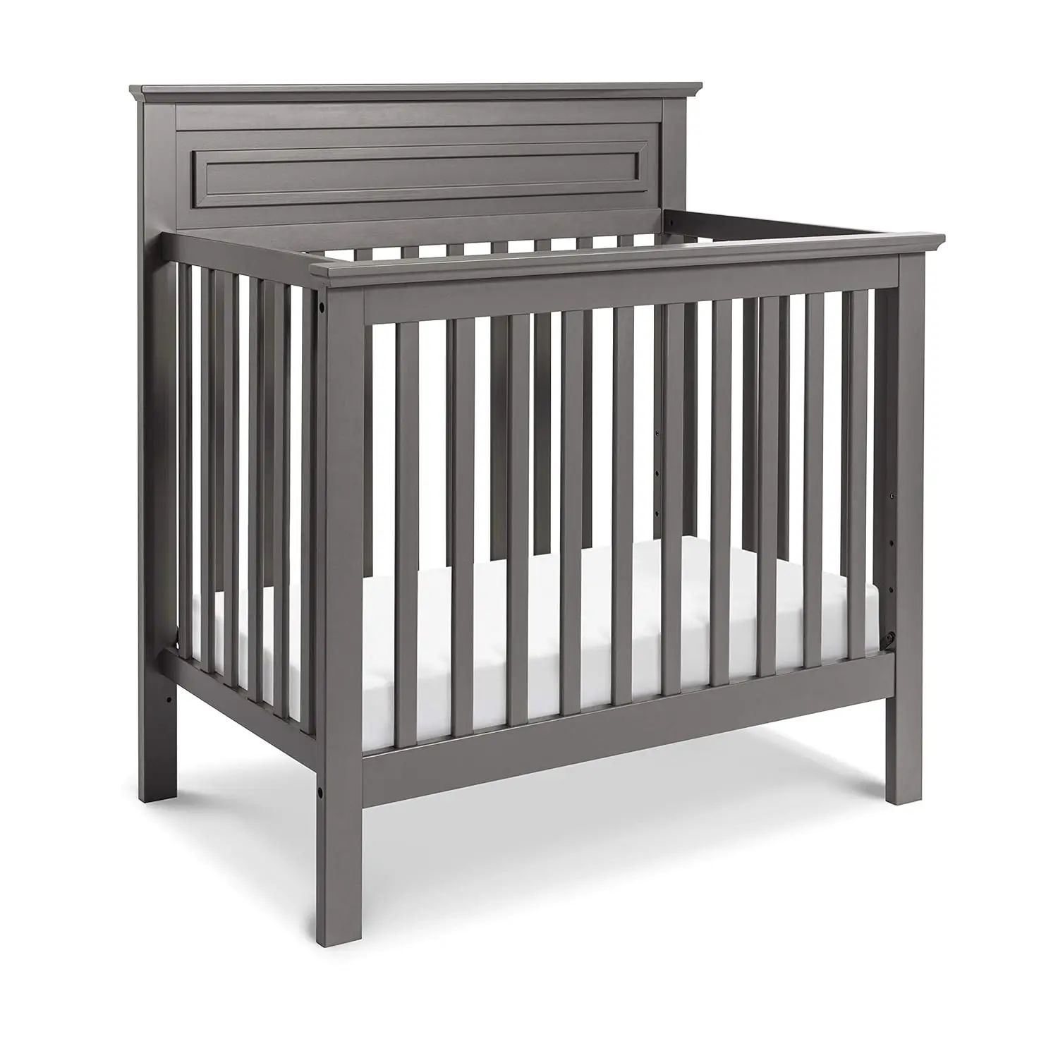 Autumn 4-in-1 Convertible Mini Crib in Slate,  Gold Certified