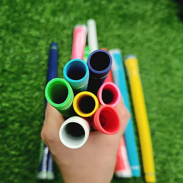 شريط مجاني 10/13ps مضرب قبضة الجولف القياسية نيون نادي الغولف قبضة عدة قناص غزل القطن المطاط رجل الحديد الخشب العالمي قبضة الغولف #4