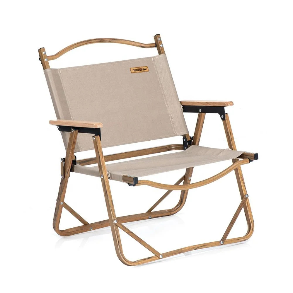 

Naturehike outdoor furniture kermit chair MW02 Wood grain aluminum portable folding camping chair