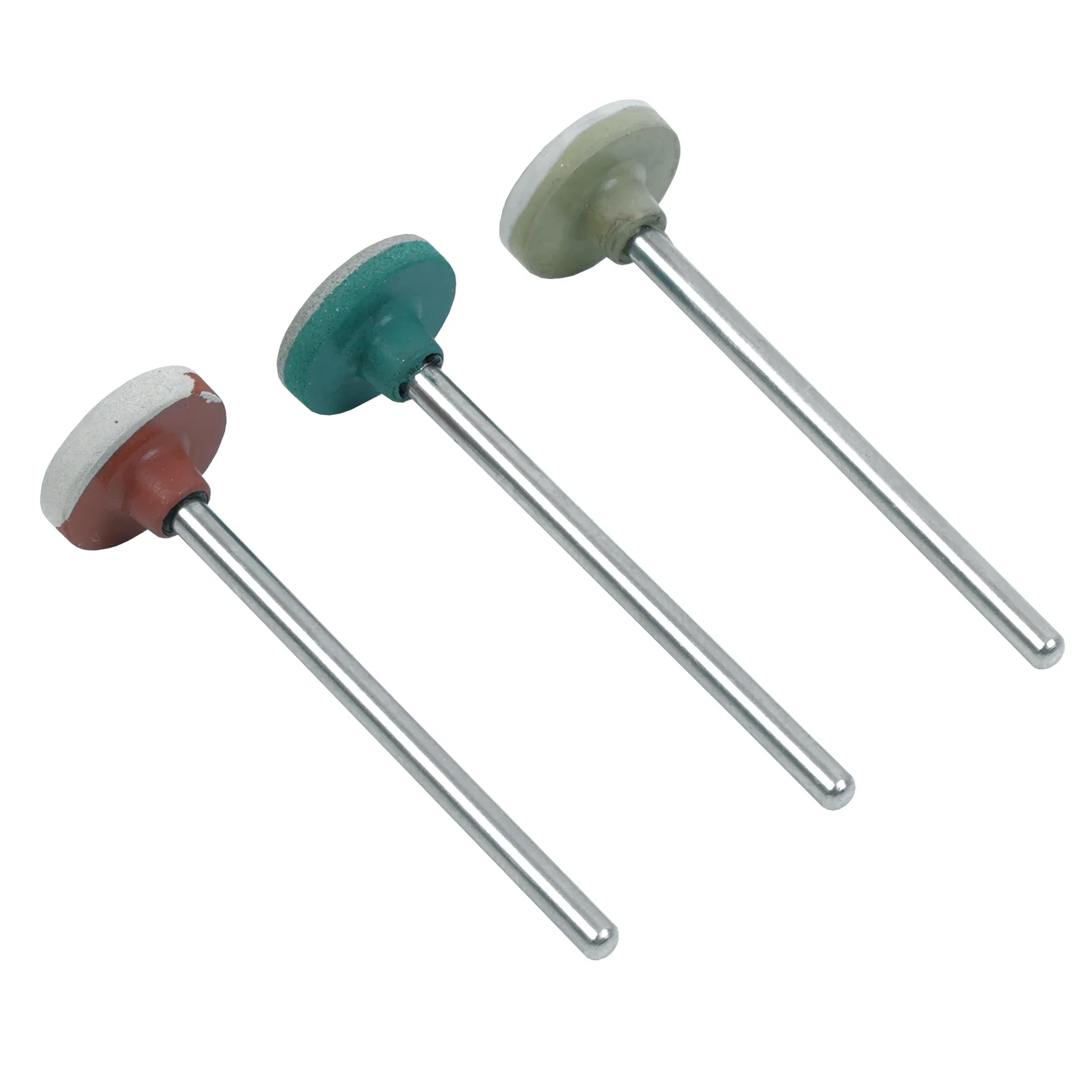 Dental Rubber Diamond Polisher Wheel Disc For Porcelain Zirconia Restorations HP Shank 2.35mm Dental Laboratory Rotating Tools