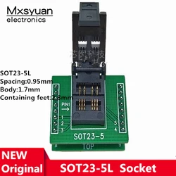 Adaptador de programador test seat  SOT23-3L  SOT23-5L  Socket with burning board, plastic width 1.7/1.4