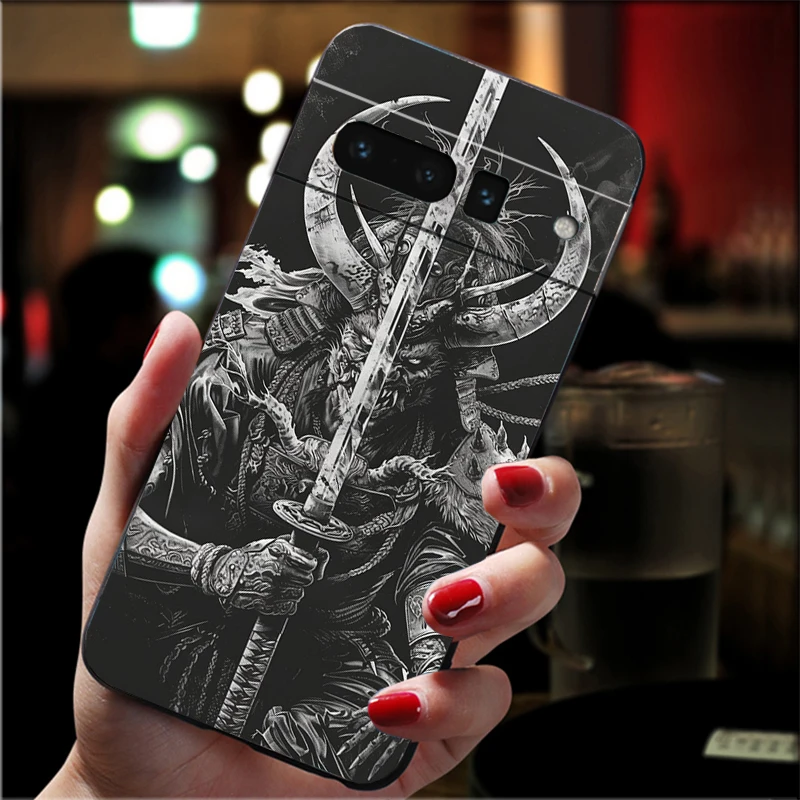 

Japanese Oni Mask Devil Carcasa Funda Phone Case For Google Pixel 10 9 Pro XL 9A 8 7 6 Pro Pixel 8A 7A 6A Pixel 8 7 6 5 Case