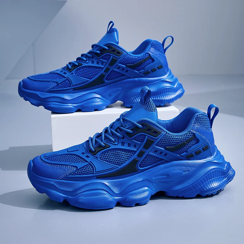 

Мужская спортивная обувь, дышащая классическая уличная легкая удобная обувь на толстой подошве, новая модная повседневная спортивная теннисная обувь на открытом воздухе, мужская обувь