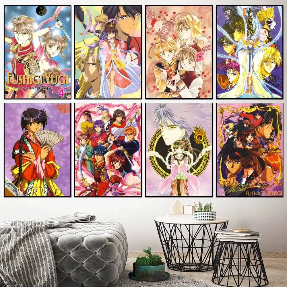 ملصق فوشجي يوجي أنيمي فني ذاتي اللصق مقاوم للماء ملصق ورقي مقهى بار ديكور جدران الغرفة