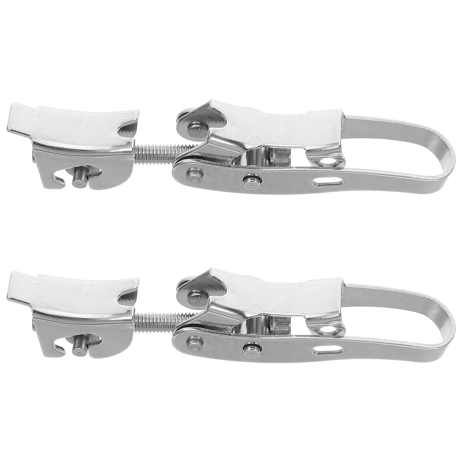 

2pcs Stainless Steel Bucket Hasp Fast Locking Mechanism Universal Fit Corrosion Resistant Industrial Use Precision