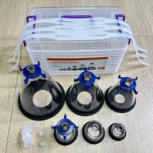 China Professional Transparent Medical Animal Anesthesia Pet Dog Oxygen Mask