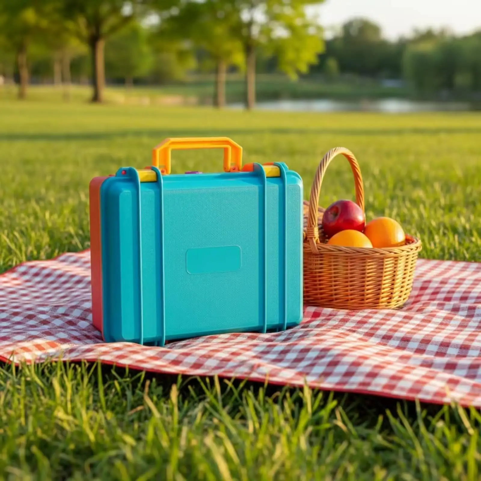 Rectangular PP Storage Box for Organizing Gear and Instruments Portable Carry Container