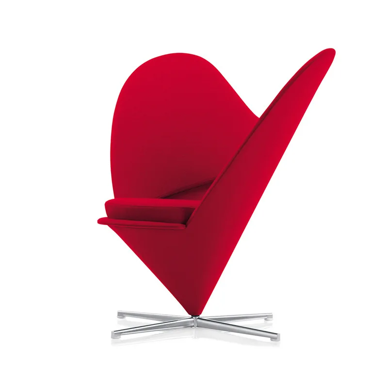 Living Room Single Chair Hotel Lobby High-end Reception Heart Cone Chair