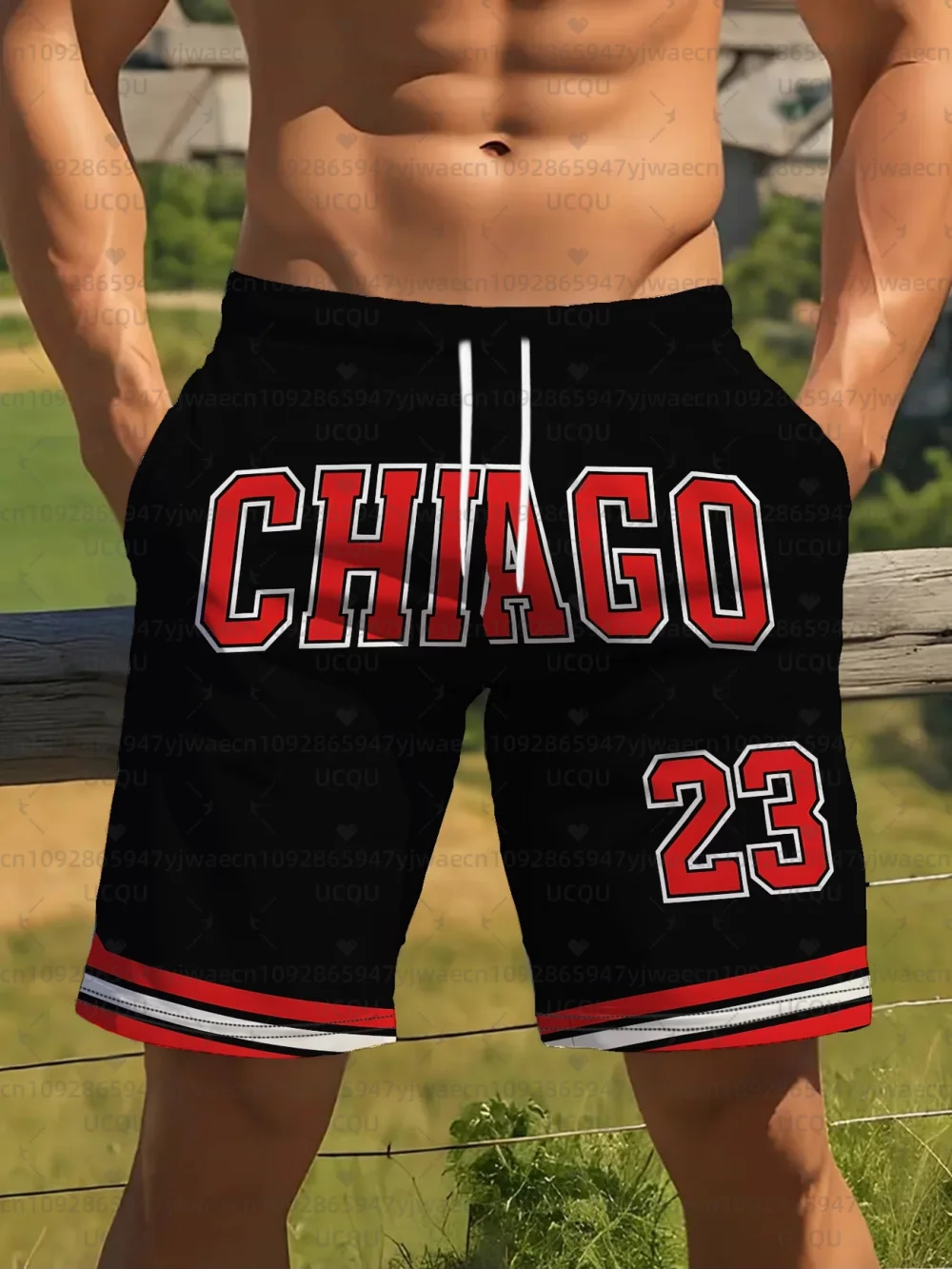 

Men's Women's Shorts Chicago NO.23 Print Shorts 3D Print Quick-Dry Holiday Summer Vacation Hawaiian Beachwear Shorts