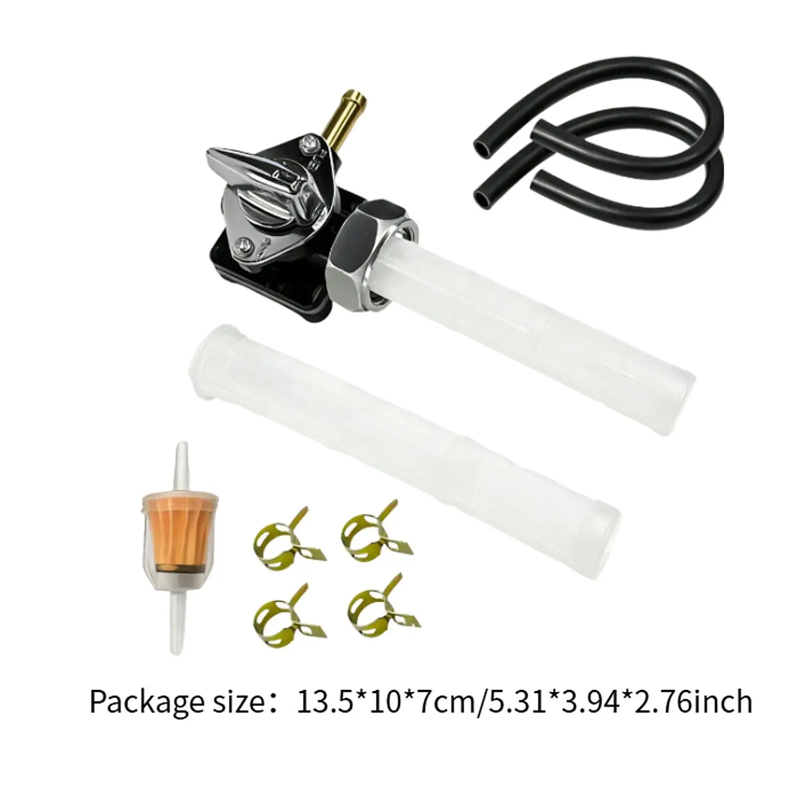 Motorcycle Fuel Valve Petcock Replace Quick Installation Shut Off Tank Switch for Flst 1995-2001 Fxd 1340cc Accessories