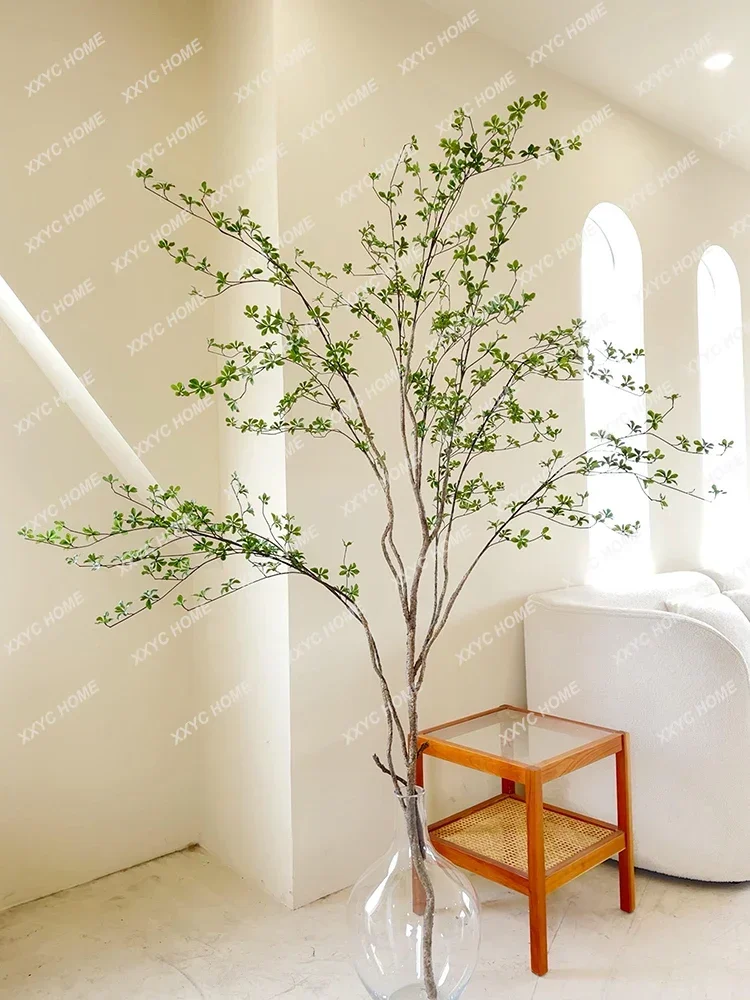 Artificial Green Plant Japanese Bell Tree Drunk Wood Floor Bonsai High-End Affordable Luxury Simulated Plants