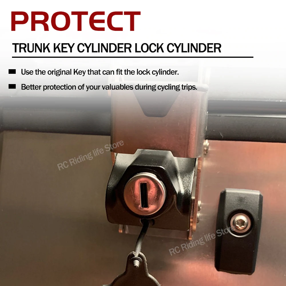 F 700 750 850 GS Lock Cylinder Core Plug For BMW R1200GS LC R1250GS Adventure Aluminum Trunk Saddlebag Top Case Box Key Cylinder