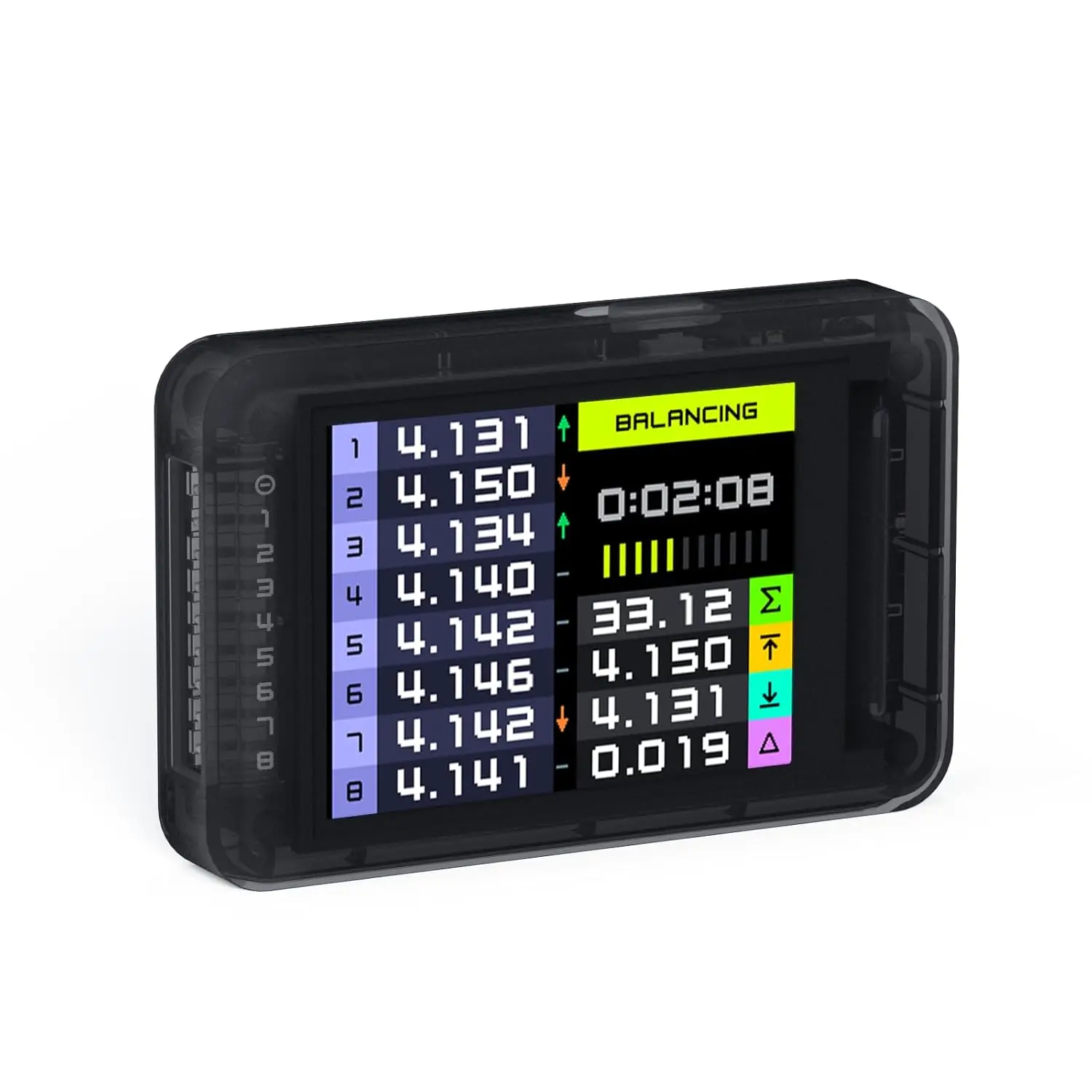 

ISDT BL8 LiPo Battery Checker 2S-8S Smart Active Balancer XH2.54 Cell Voltage With Color Screen App Remote Control