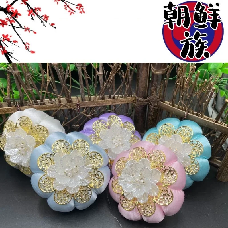 

Women Korea Hanbok Hair Hoop Korean Traditional Wedding Hair Ornaments Stage Dance Costume Performance Hairbands Korean Hanbok