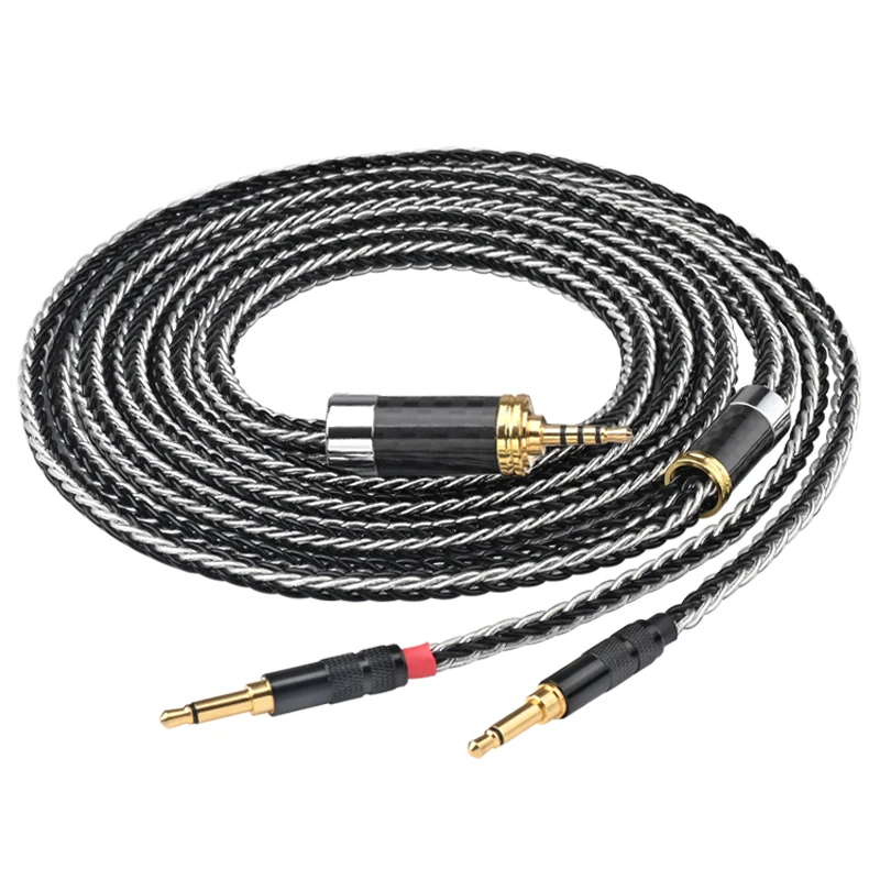 Ataudio Kopfhörer Audio kabel Dual 3,5mm Occ versilbert 6,5mm 3,5mm 4,4 2,5 xlr symmetrisches Kopfhörer kabel für Player Headset 3