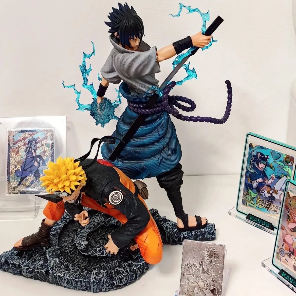 

Naruto Sasuke Action Figures Naruto Fetters Sasuke GK Anime Figurine PVC Desktop Decoration Collect Model Toy Children'S Gift