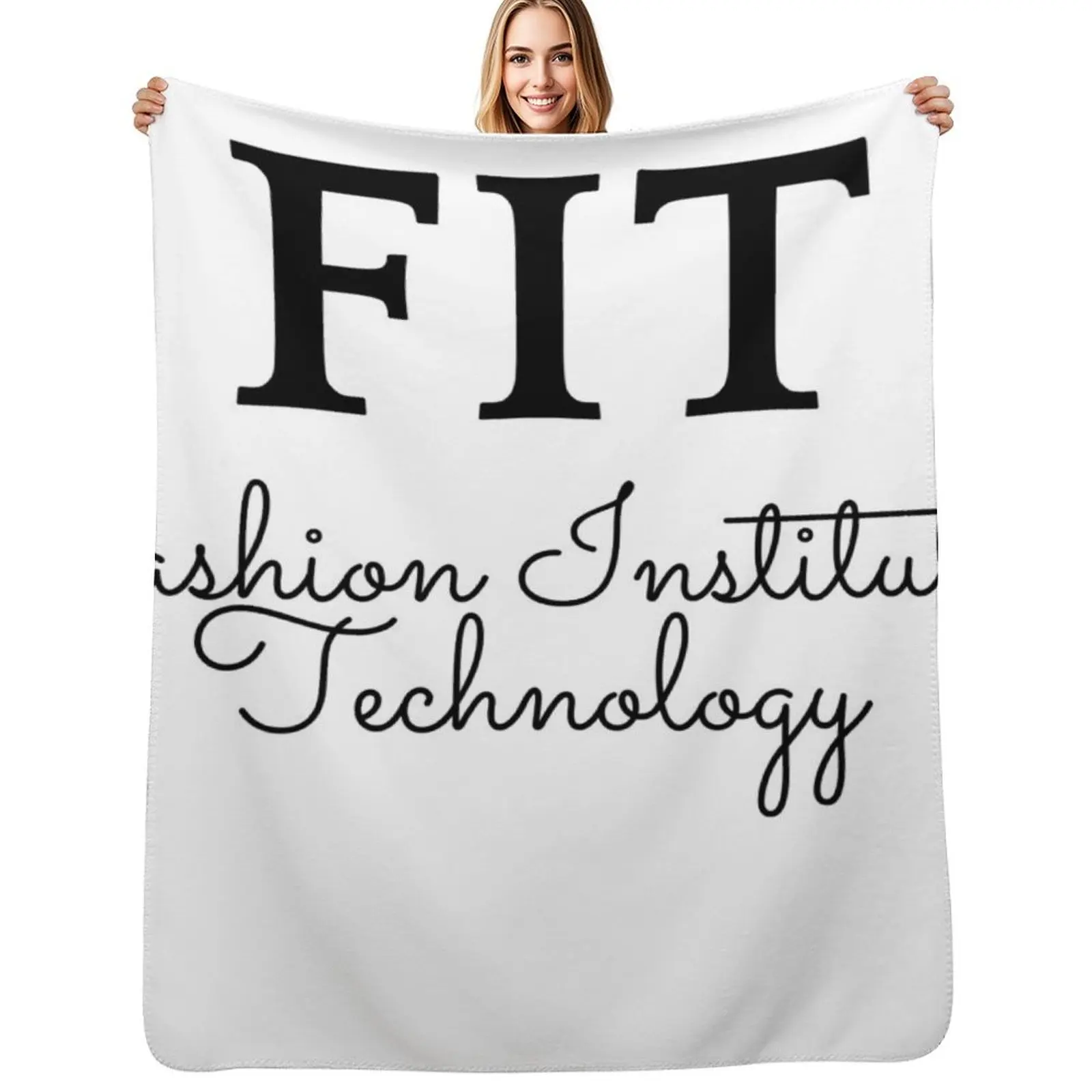 FIT: Fashion Institute of Technology Throw Blanket warm winter Multi-Purpose Luxury Sofa Throw Soft Big Beautifuls Blankets
