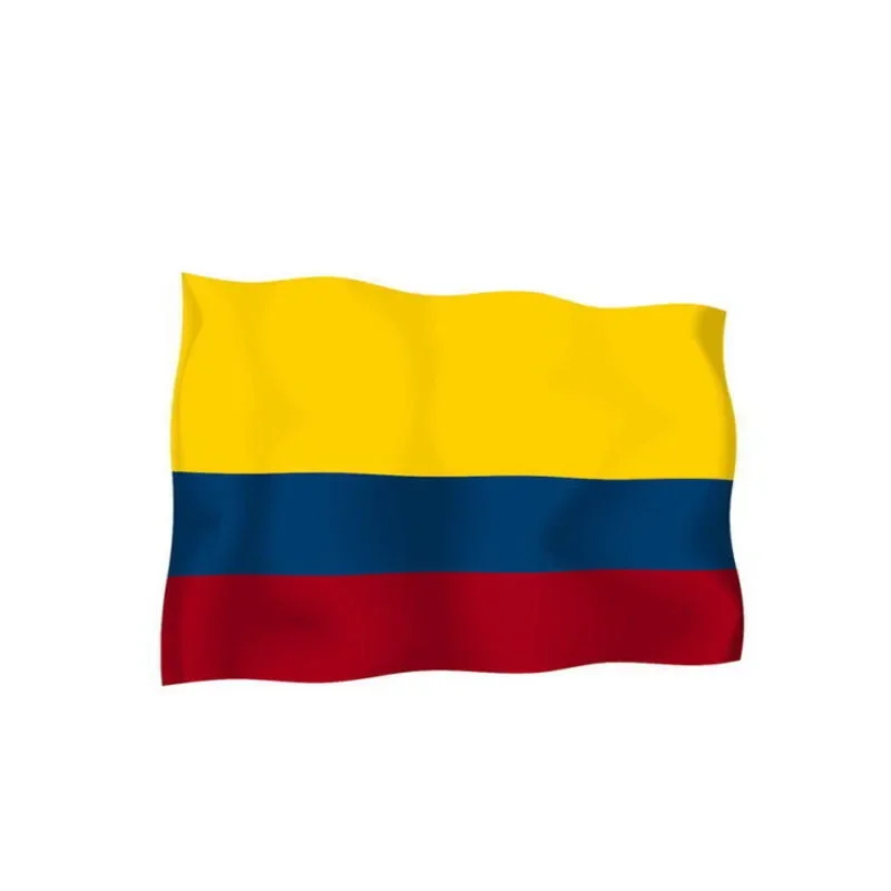

Funny Colombia Flag Creative Car Sticker National PVC Decal